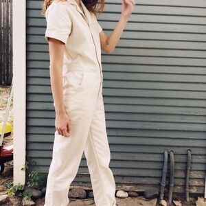 Hey Gang Coveralls - cream size 1 (women)